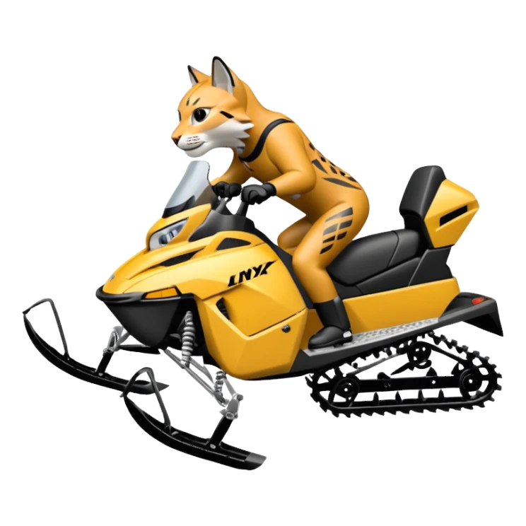 Lynx snowmoblie wheelies sticker