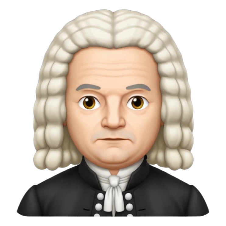 johann sebastian bach german sticker