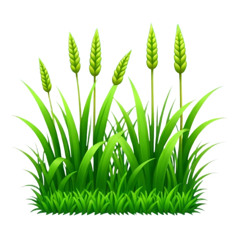 green grass straight long line sticker