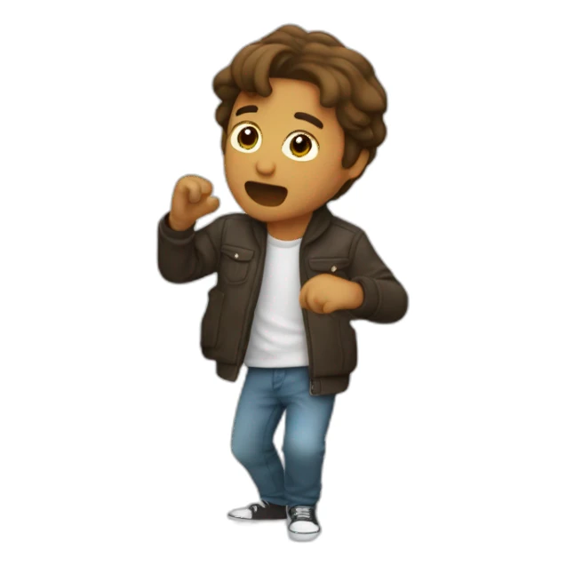 quelqu’un qui dab sticker