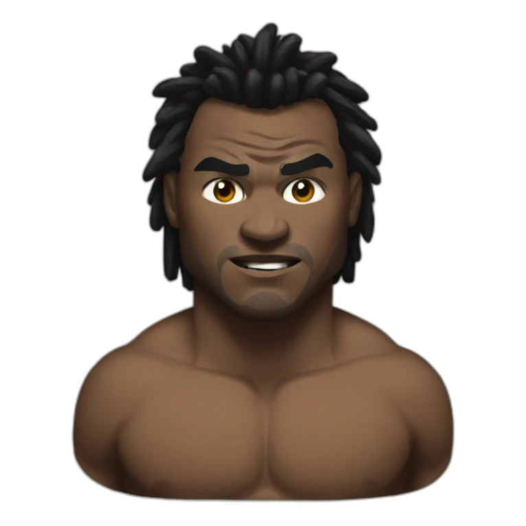 Ngannou fury sticker