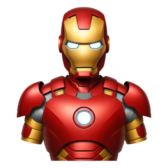iron man hero fake sticker