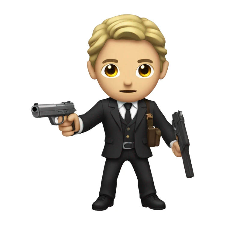 Jhon Wick With Gun sticker