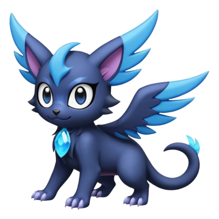 Luxray-Absol-Noibat-Dewott-fusion sticker