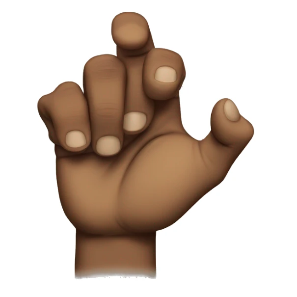 2pac hand sign sticker