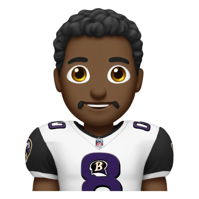 Baltimore Raven #8 sticker