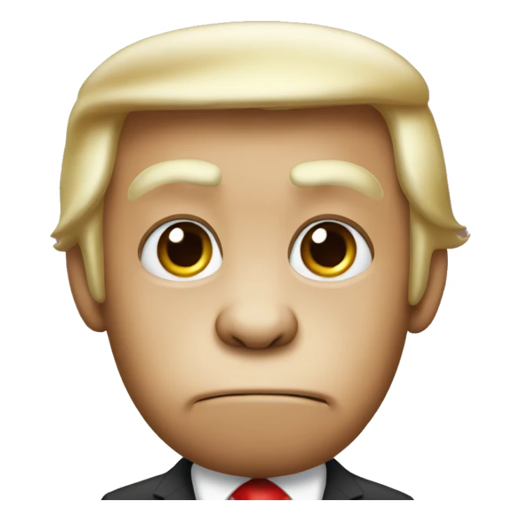 monkey as Donald trump sticker