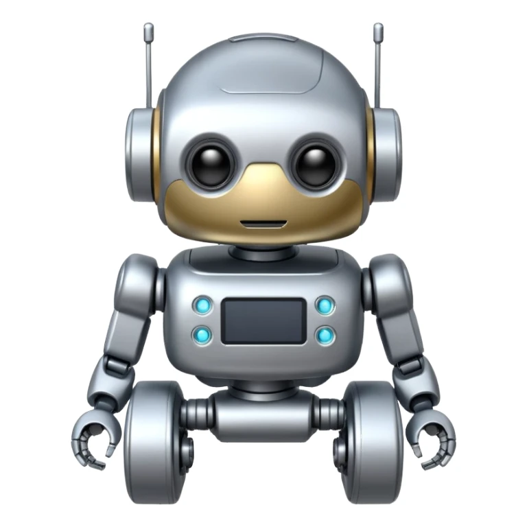 lunar data collection mini robot sticker