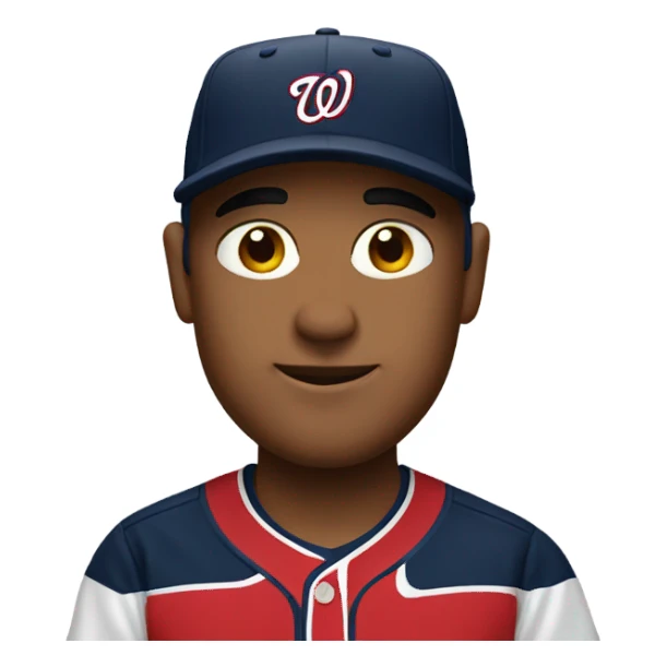 Add a Washington Nationals hat sticker