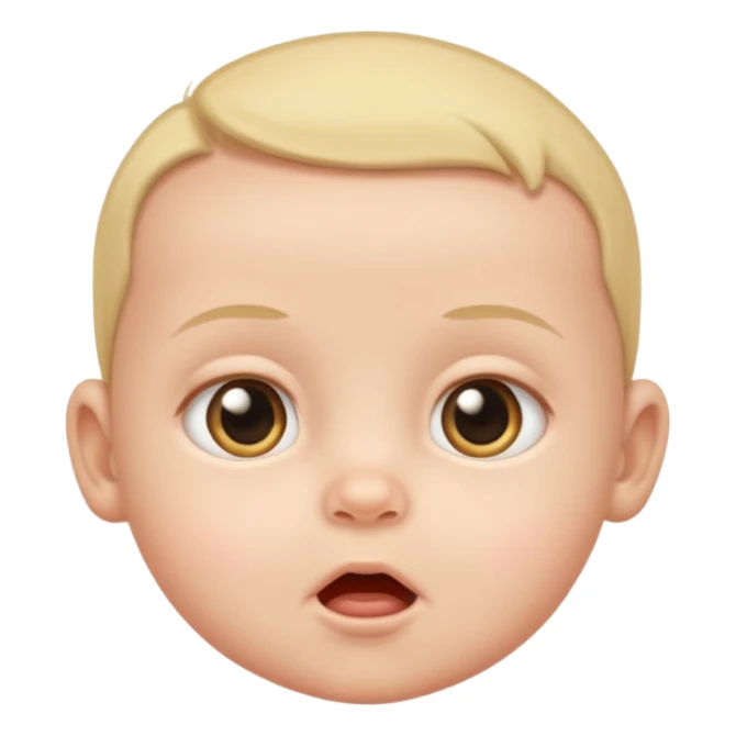 Baby wide awake sticker
