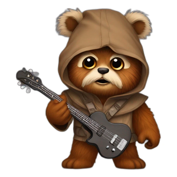 Ewok with music sticker