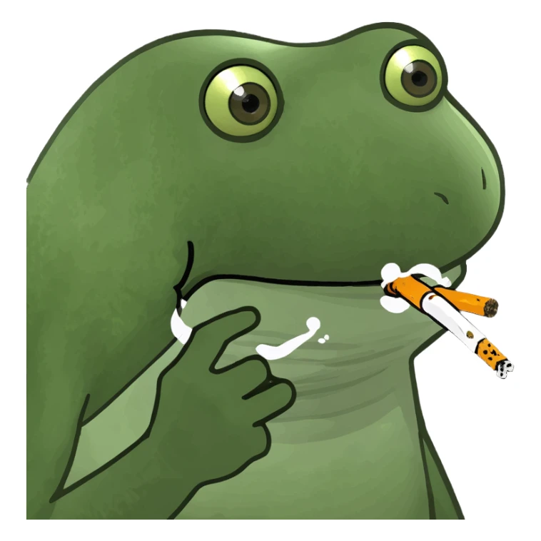 smoking weed sticker