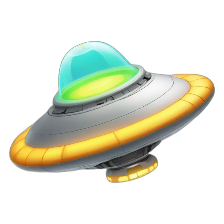 celebration ufo party sticker