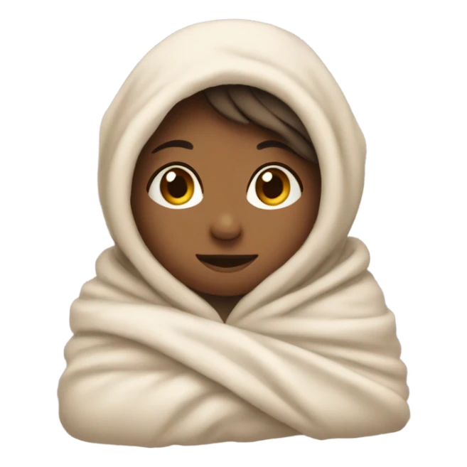 Girl with a blanket sticker