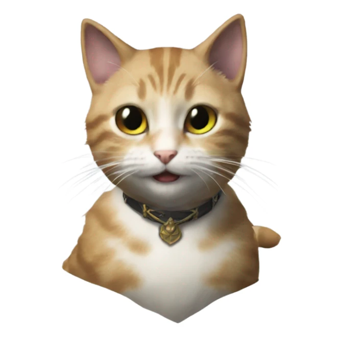 Cat playing ff14 sticker