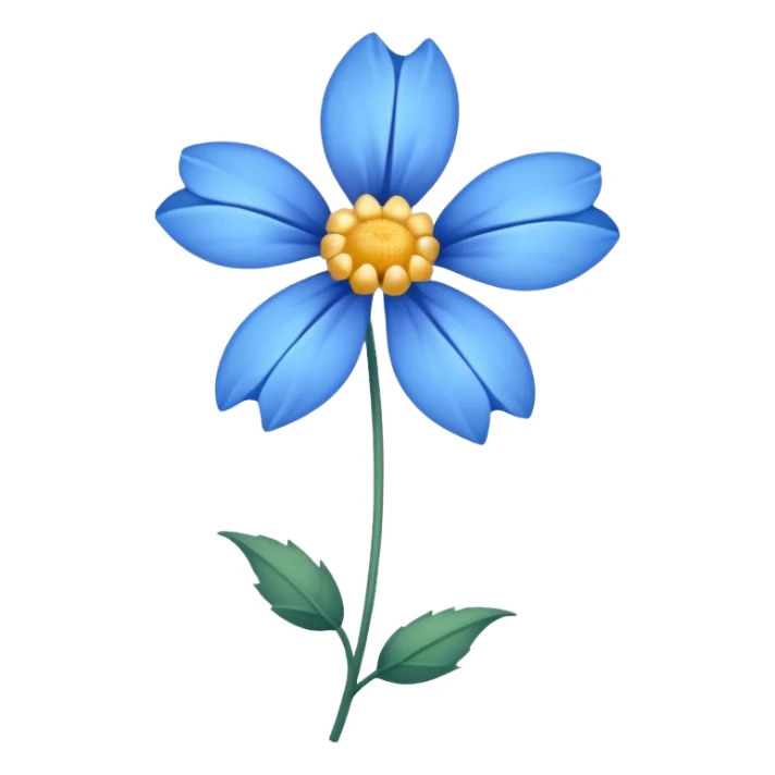 Une fleure bleue fannee comme ça : 🥀 sticker