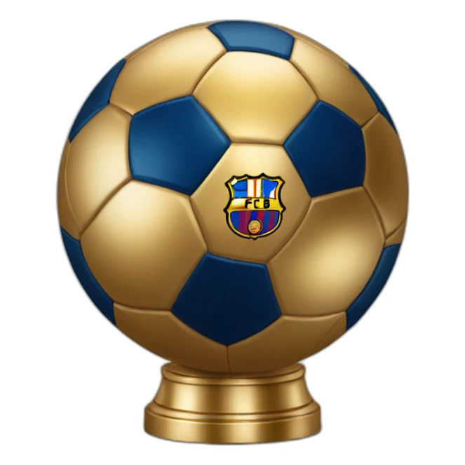 Messi golden ball sticker