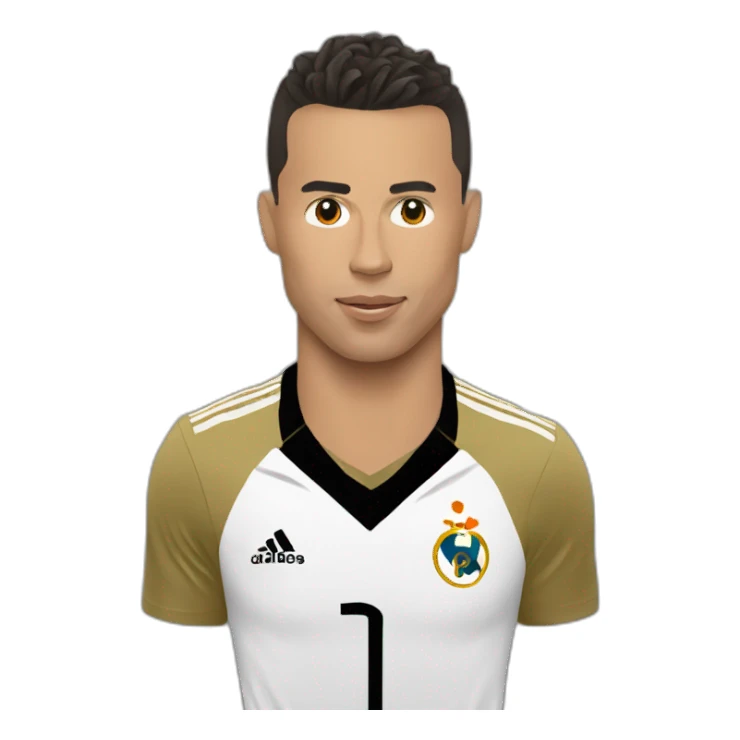 Ronaldo sur un ourse sticker