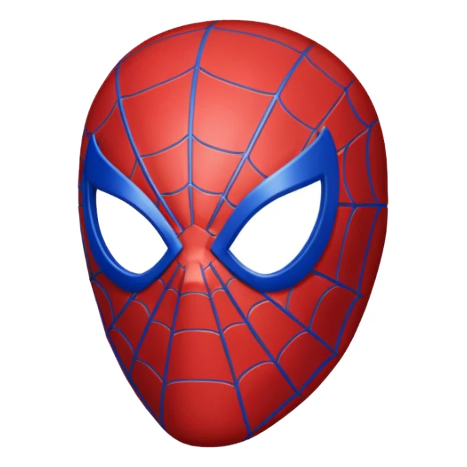 spider-man mask sticker