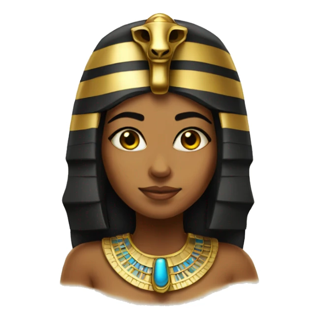 Egyptian girl pharaoh  sticker