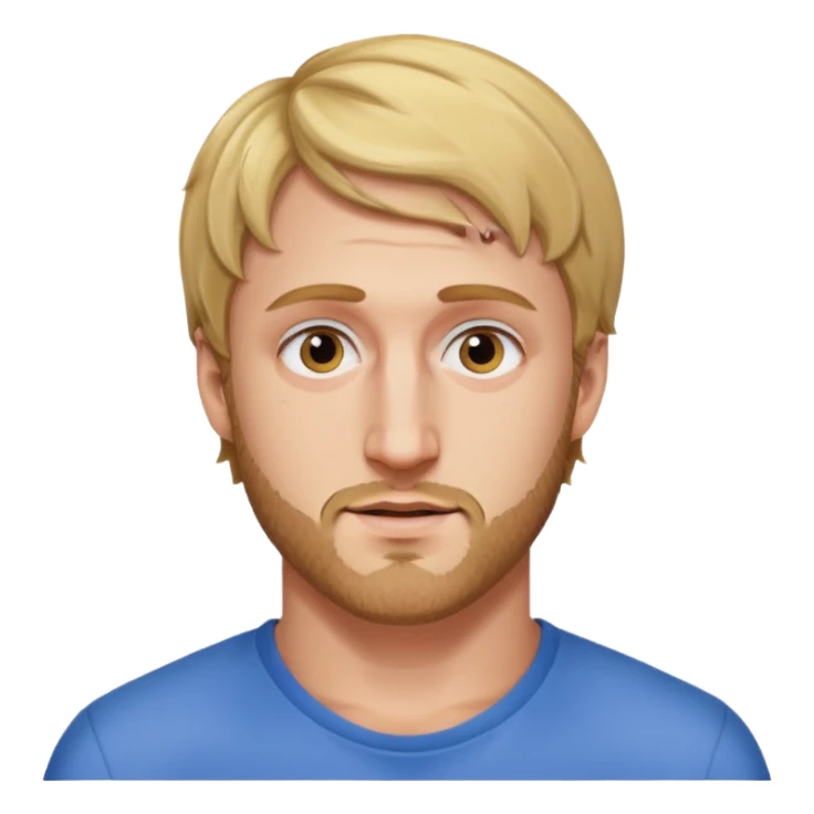 Logan Paul with a short beard sticker