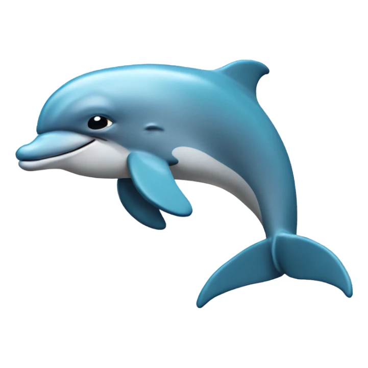 Dolphin in jeresy sticker