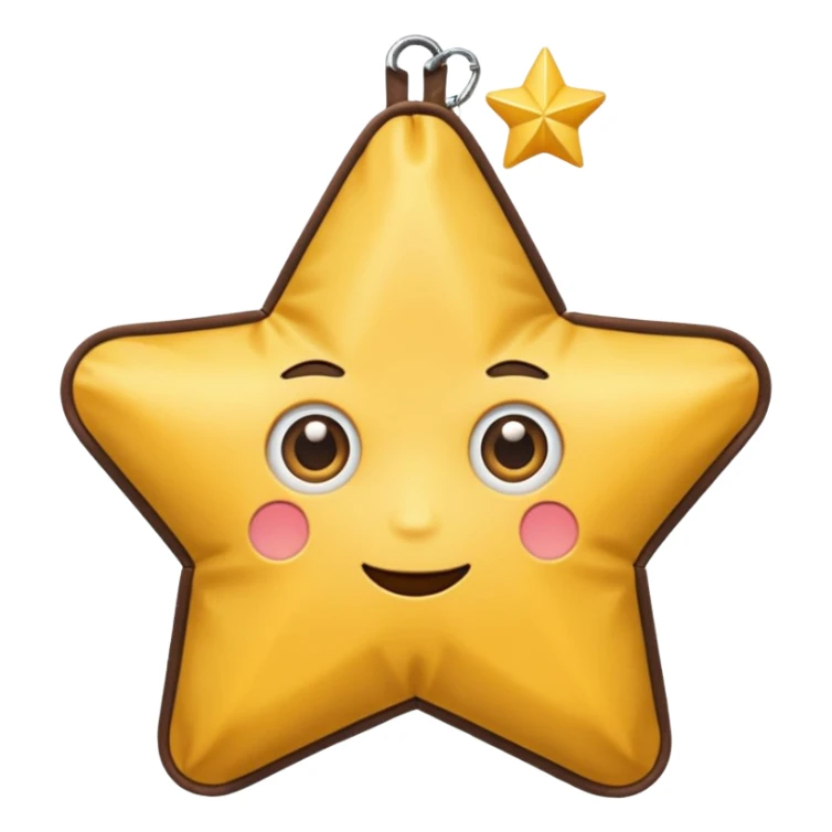 star shaped bag sticker