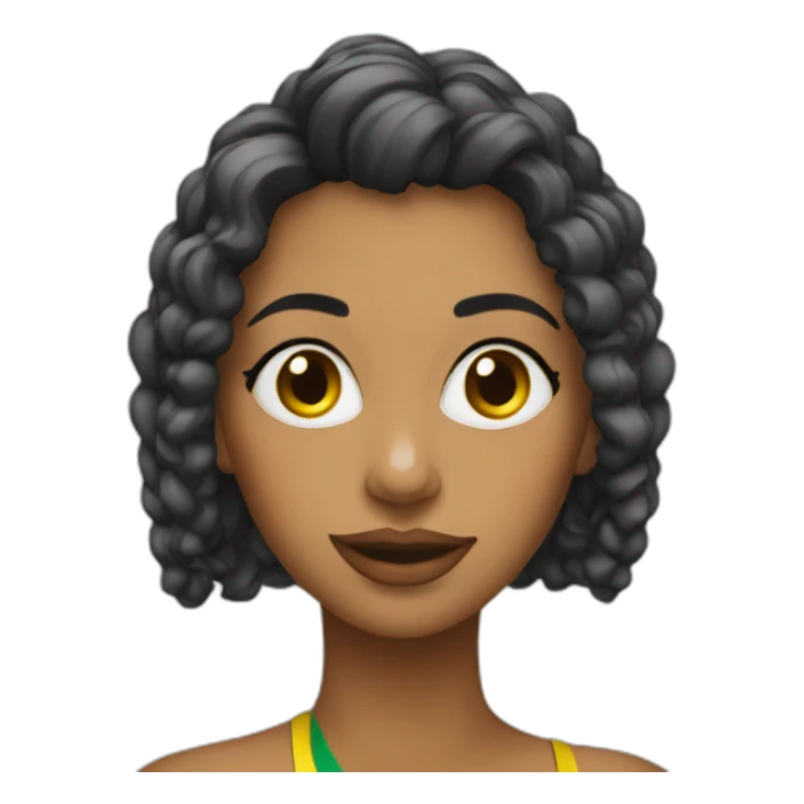 Performer woman brazilian sticker