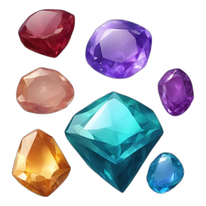precious stones sticker