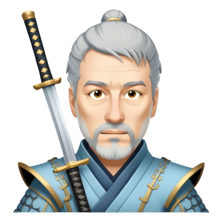 Elegant Samurai sticker