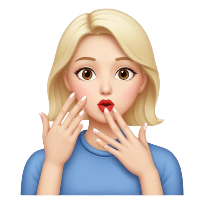 Me blowing kisses  sticker