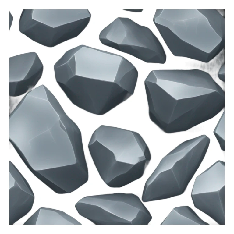 Dark Grey mineral sticker