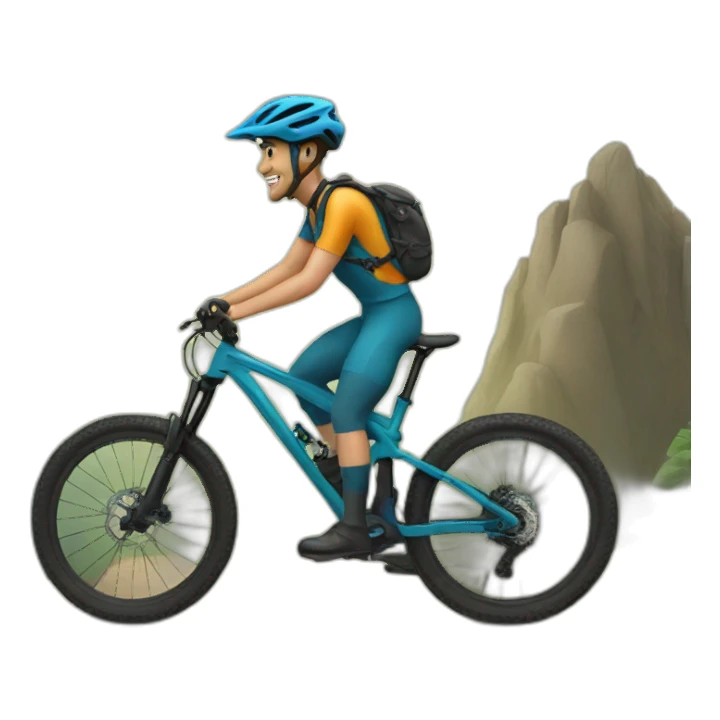 mountain-biker-head sticker