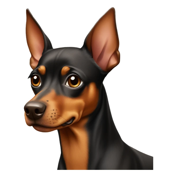 Caramel Pinscher sticker