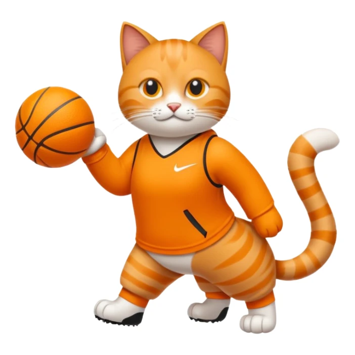 Bitte mach mir eine Katze mit Nike Sachen  sticker