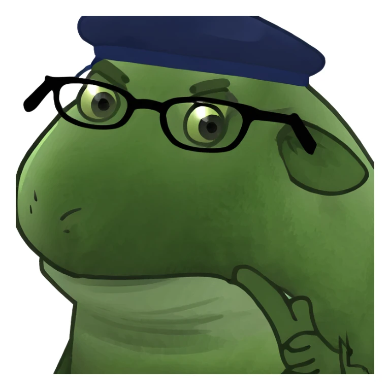 sheep that frowns  sticker