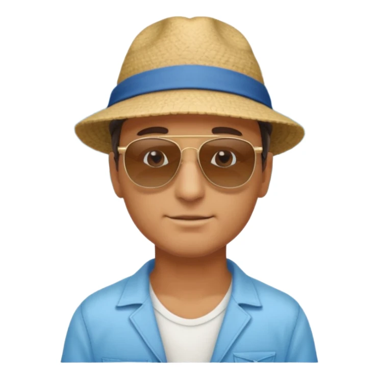 Coastal Town man sticker