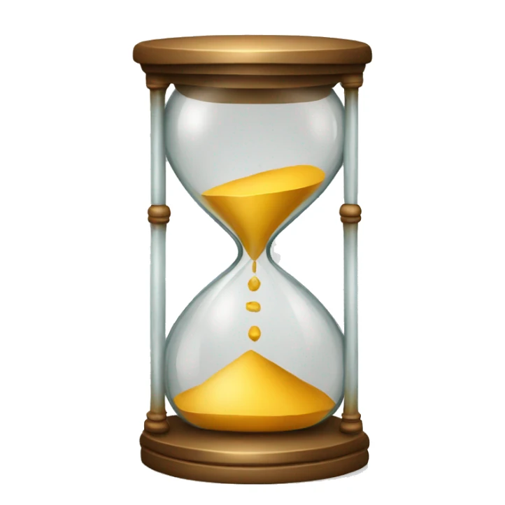 hourglass ,  play card sticker