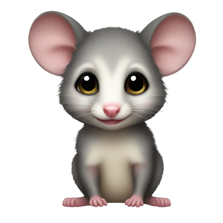 baby possum sticker