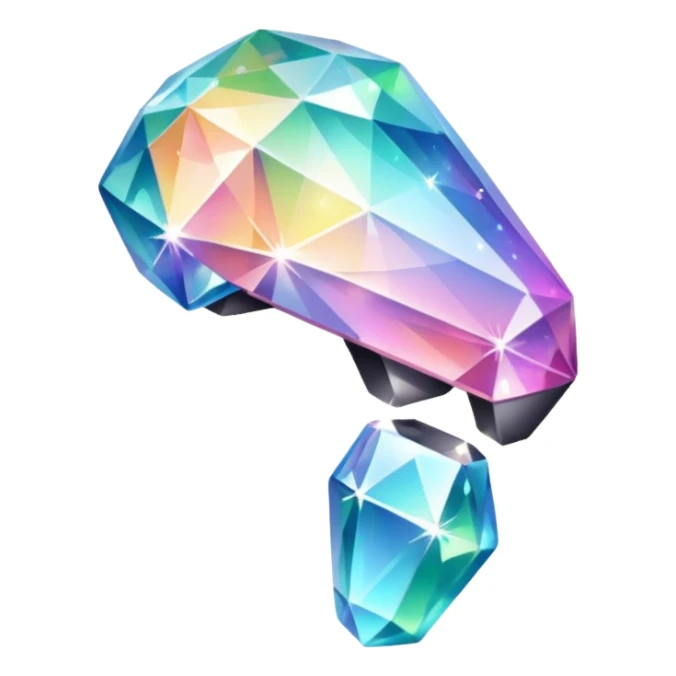 cristais no joelho sticker