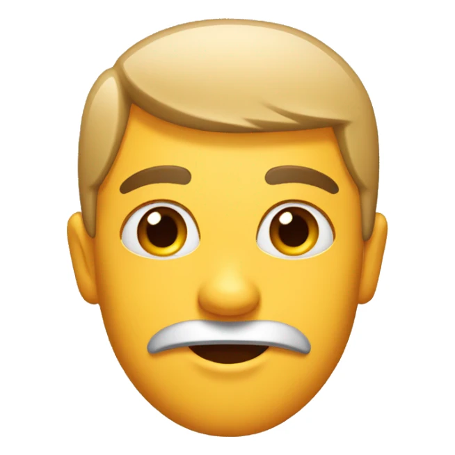 Emoji with one eyebrow raised  sticker