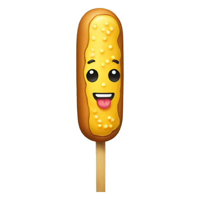 corn dog on a stick sticker