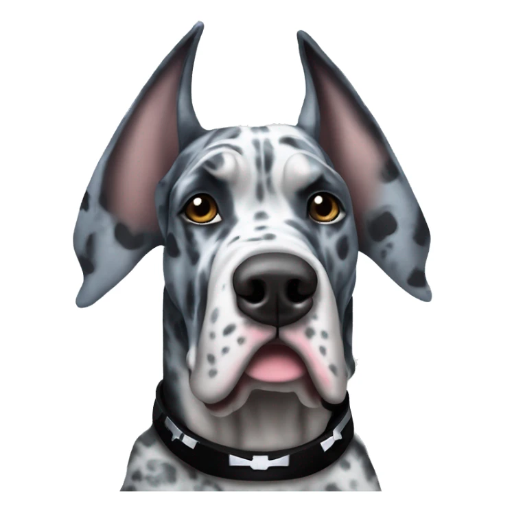 Blue Merle Great Dane dressed as darth Vader sticker