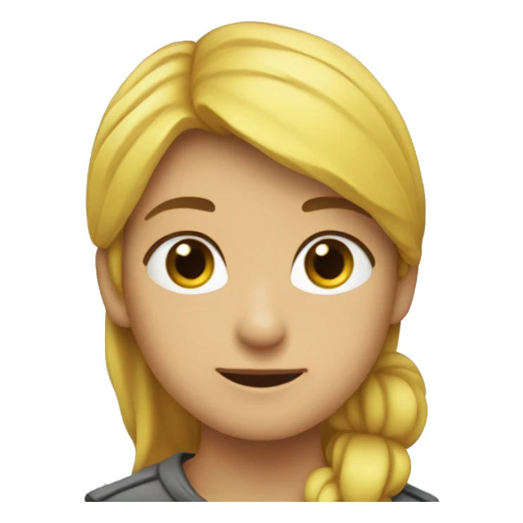 Corazón amarillo kwai sticker