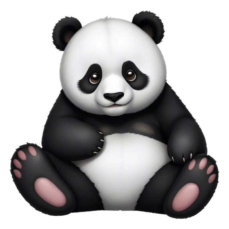 Panda relaxing  sticker