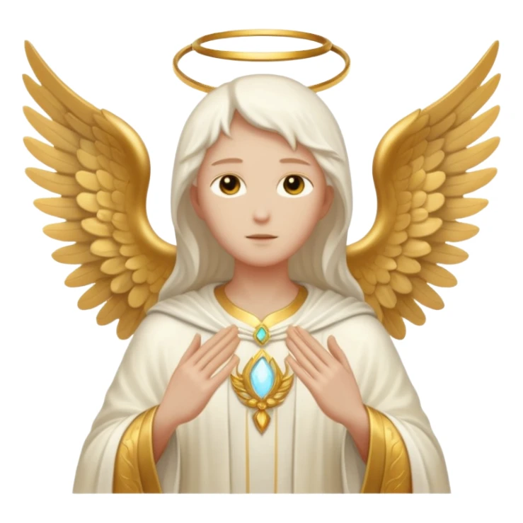 Aesthetic biblical faceless archangel sticker