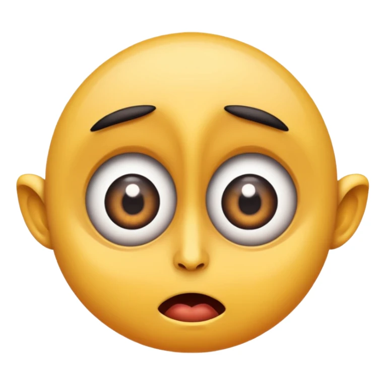 Crazy looking tweeker with huge eyes sticker