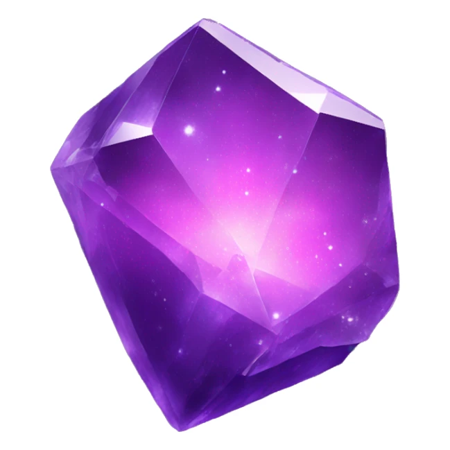 Small Amethyst Nebula Galaxy Crystal sticker
