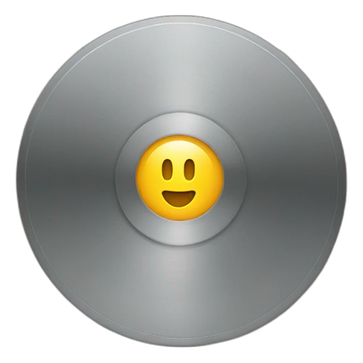 Disk inside folder sticker