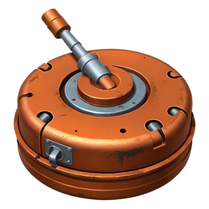 Make a landmine sticker